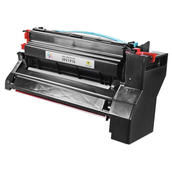 Remanufactured IBM 39V1910 High Yield Yellow Laser Toner Cartridge (10,000 Pages)