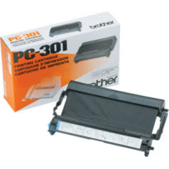 OEM Brother PC-301 Black Thermal Transfer Fax Cartridge (250 Pages)
