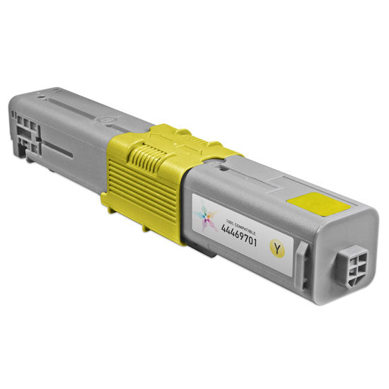 Compatible Okidata 44469701 Yellow Toner Cartridge (3,000 Pages)