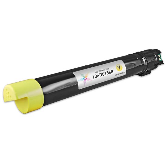 Compatible Xerox 106R01568 Yellow High Capacity Laser Toner Cartridge (17,200 Pages)