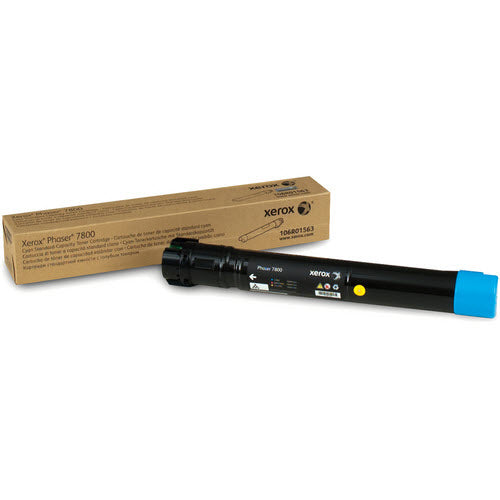 OEM Xerox 106R01563 Cyan Laser Toner Cartridge (6,000 Pages)