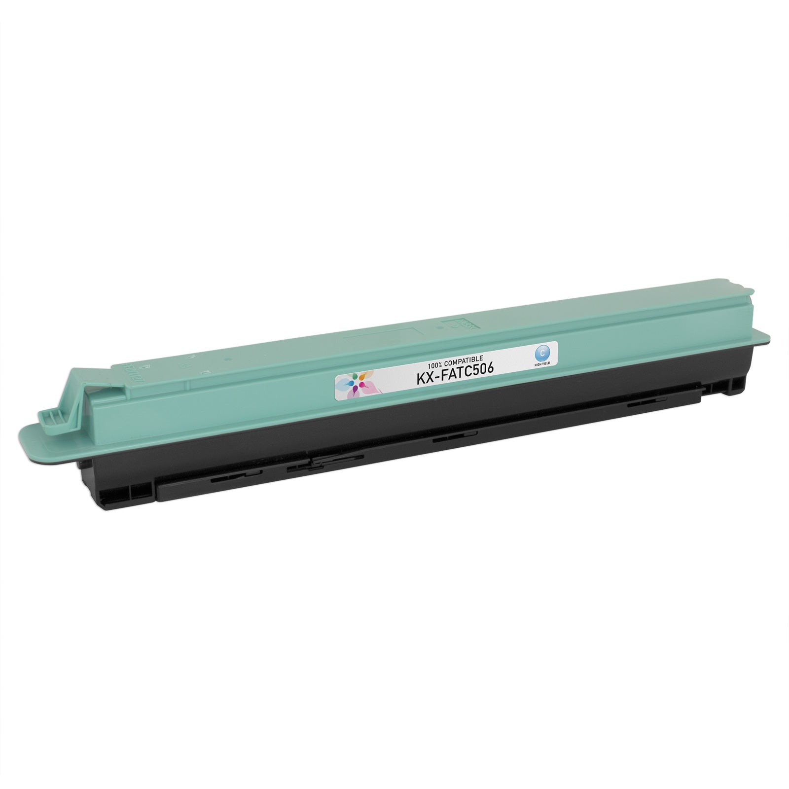 Remanufactured Panasonic KX-FATC506 High Yield Cyan Laser Toner Cartridge (4,000 Pages)