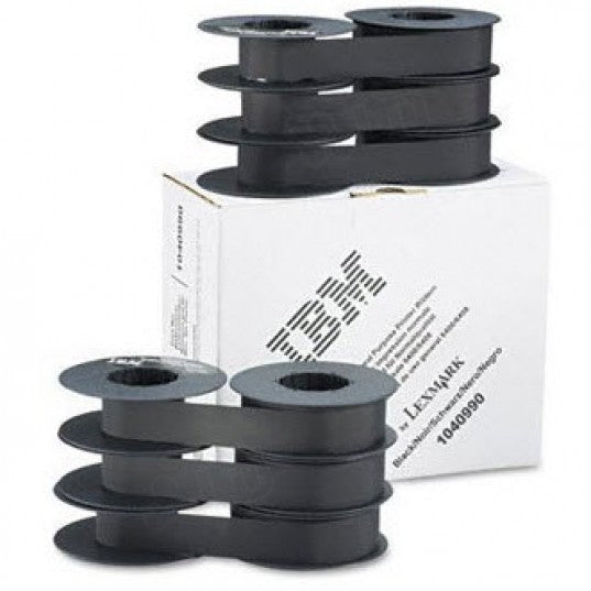 OEM Lexmark 1040990 Black Printer Ribbon Cartridge 6-Pack