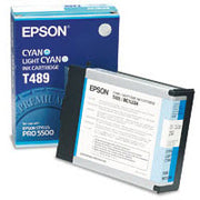 OEM Epson T489011 Cyan Ink Cartridge (3,200 Pages)