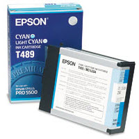 OEM Epson T489011 Cyan Ink Cartridge (3,200 Pages)