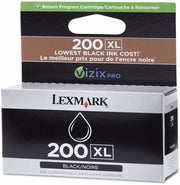 OEM Lexmark 14L0174 (200XL) High-Yield Black Ink Cartridge (2,500 Pages)