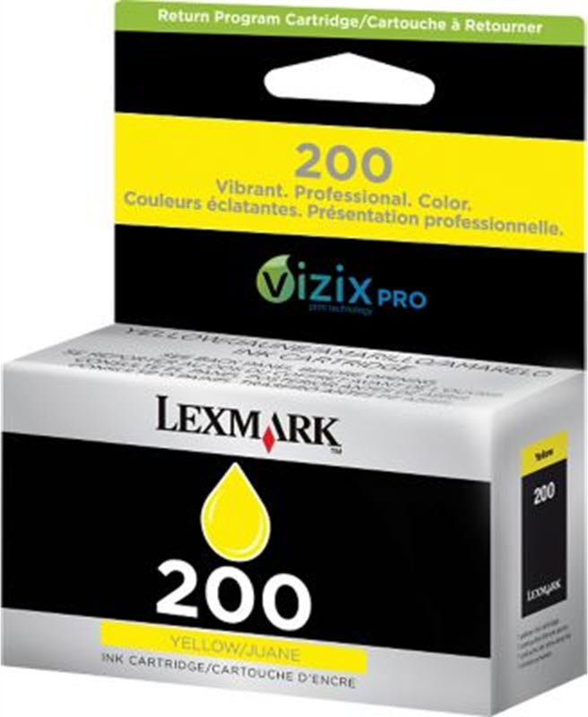 OEM Lexmark 14L0088 Yellow Ink Cartridge (500 Pages)