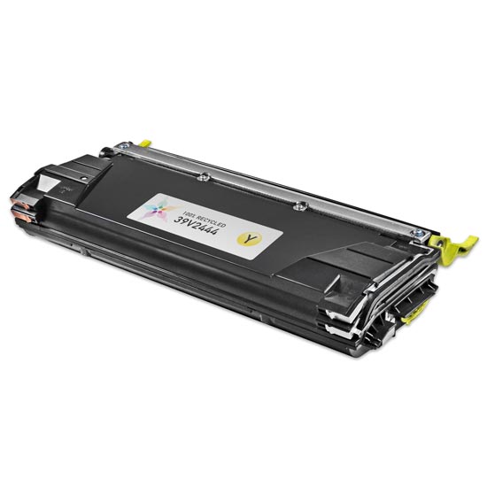 Remanufactured IBM 39V2444 Yellow Laser Toner Cartridge (6,000 Pages)