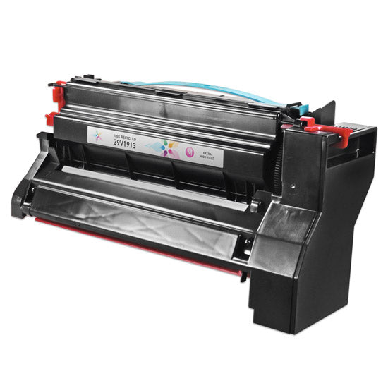 Remanufactured IBM 39V1913 Extra High Yield Magenta Laser Toner Cartridge (15,000 Pages)