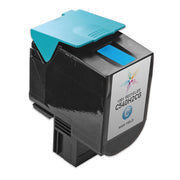 Remanufactured Lexmark C540H2CG High Yield Cyan Laser Toner Cartridge (2,000 Pages)