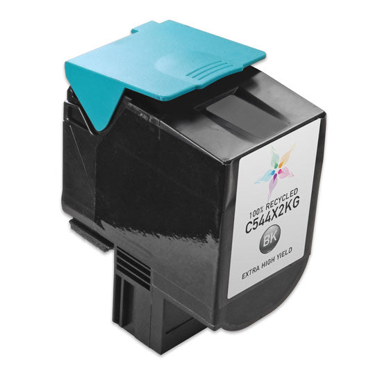 Remanufactured Lexmark C544X2KG Black Laser Toner Cartridge (6,000 Pages)