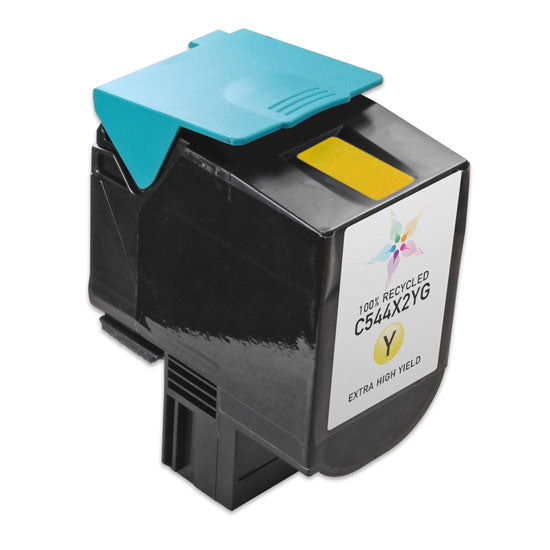 Remanufactured Lexmark C544X2YG Yellow Laser Toner Cartridge (4,000 Pages)