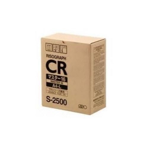 OEM Risograph S2500 Master Rolls 2-Pack (Black, Standard Yield, 400 Pages)