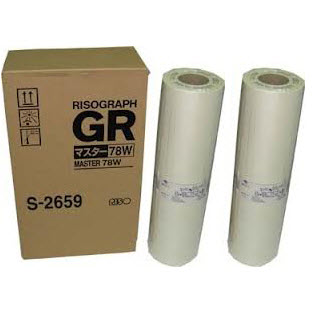 OEM Risograph S2659 Master Rolls 2-Pack