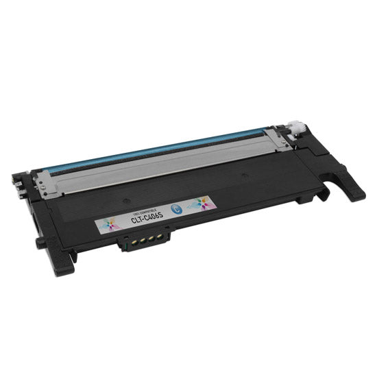 Compatible Samsung CLT-C406S Cyan Toner Cartridge (1,000 Pages)