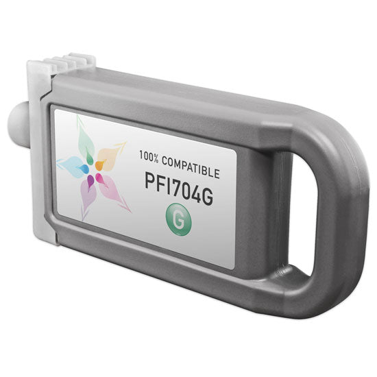 Compatible Canon PFI-704G Green Ink Cartridge