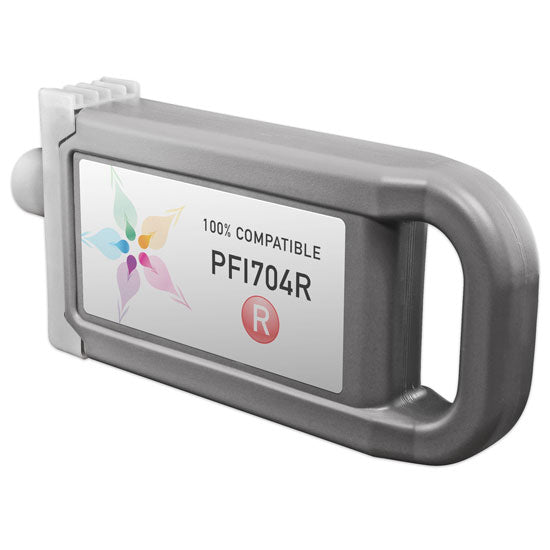 Compatible Canon PFI-704R Red Ink Cartridge
