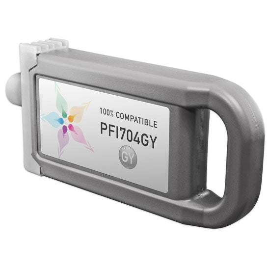 Compatible Canon PFI-704GY Gray Ink Cartridge