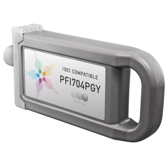 Compatible Canon PFI-704PGY Photo Gray Ink Cartridge