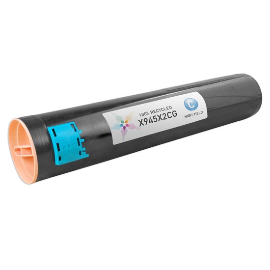 Remanufactured Lexmark X945X2CG High Yield Cyan Laser Toner Cartridge (22,000 Pages)