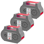 Compatible Replacement for Francotyp-Postalia 51-0019-5301-00 Red Inkjet Cartridge 3-Pack