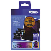OEM Brother LC793PKS Super High Yield Cyan, Magenta, Yellow Ink Cartridge (1,200 Pages)