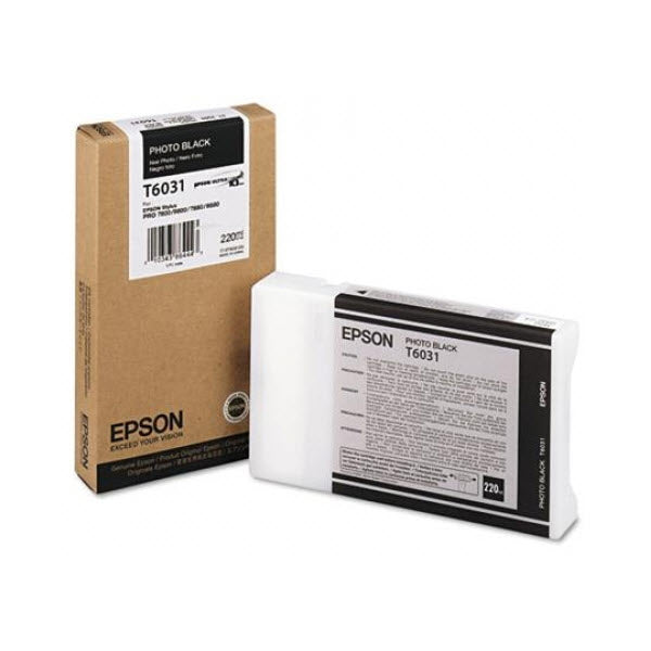 OEM Epson T603100 220ml Photo Black Ink Cartridge