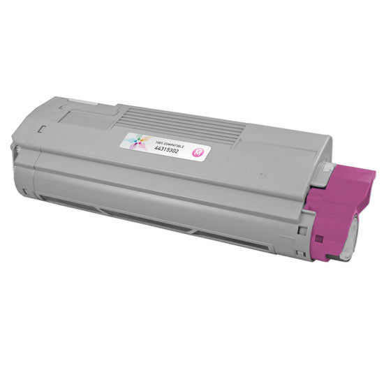 Compatible Okidata 44315302 Magenta Laser Toner Cartridge (6,000 Pages)