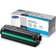 OEM Samsung CLT-C506L High-Yield Cyan Laser Toner Cartridge (3,500 Pages)