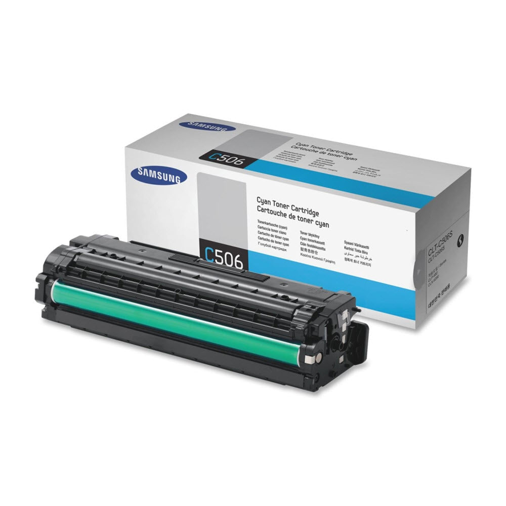 OEM Samsung CLT-C506S Cyan Toner Cartridge (1,500 Pages)