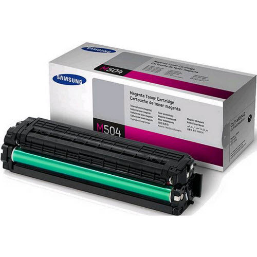 OEM Samsung CLT-M504S Magenta Laser Toner Cartridge (1,800 Pages)