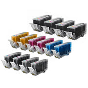 Compatible Canon PGI-220 & CLI221 Set of 14 Ink Cartridges (Multi Color)