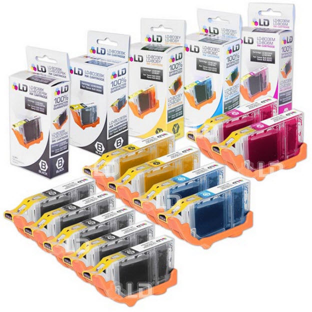 Compatible Canon Set of 11 Ink Cartridges (Multi Color)