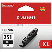 OEM Canon 6448B001 (CLI-251XL) High-Yield Black Ink Cartridge (4,425 Pages)