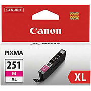 OEM Canon 6450B001 (CLI-251XL) High-Yield Magenta Ink Cartridge (660 Pages)