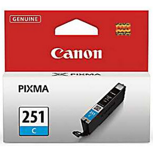 OEM Canon 6514B001 (CLI-251) Standard-Yield Cyan Ink Cartridge