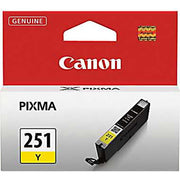OEM Canon 6516B001 (CLI-251) Yellow Ink Cartridge (310 Pages)