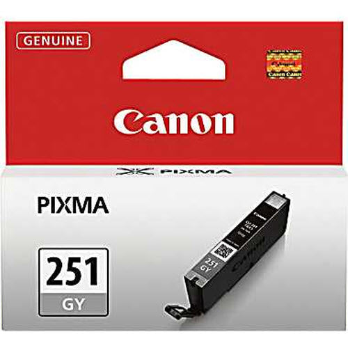 OEM Canon 6517B001 (CLI-251) Gray Ink Cartridge (780 Pages)