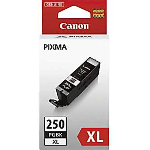 OEM Canon 6432B001 (PGI-250XL) High-Yield Black Ink Cartridge (500 Pages)