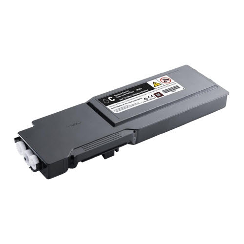 OEM Dell 331-8424 (NC5W6) Standard-Yield Cyan Laser Toner Cartridge (3,000 Pages)