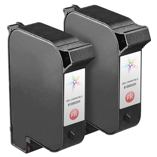 Compatible Neopost 8100032H Fluorescent Red Inkjet Cartridge (72,000 Pages)