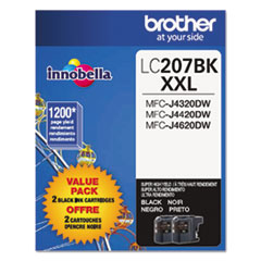 OEM Brother LC2072PKS Super HY Black Ink Cartridge