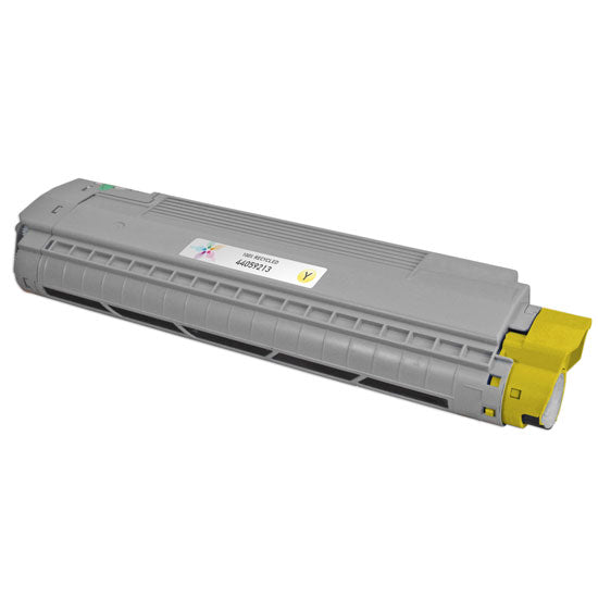 Remanufactured Okidata 44059213 Yellow Laser Toner Cartridge (10,000 Pages)