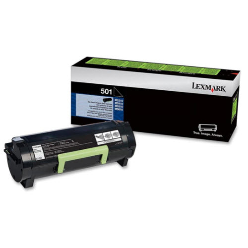 OEM Lexmark 50F1000 (501) Black Laser Toner Cartridge (1,500 Pages)