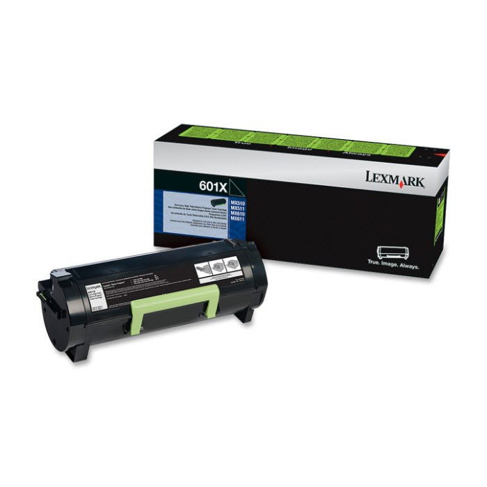 OEM Lexmark 60F1X00 (601X) Extra High-Yield Black Laser Toner Cartridge (20,000 Pages)