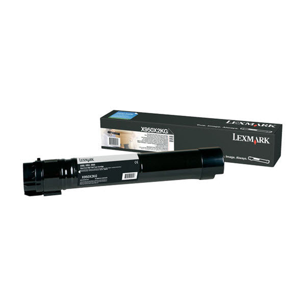 OEM Lexmark X950X2KG Extra High-Yield Black Laser Toner Cartridge (32,000 Pages)
