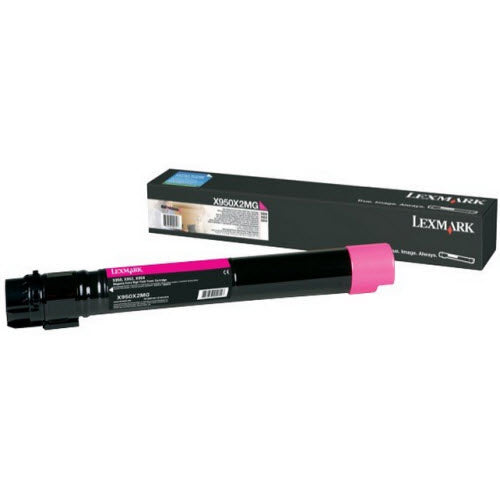 OEM Lexmark X950X2MG Extra High-Yield Magenta Laser Toner Cartridge (22,000 Pages)