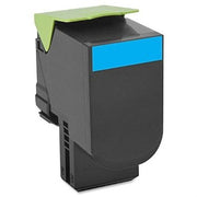 OEM Lexmark 80C1SC0 (801SC) Cyan Laser Toner Cartridge (2,000 Pages)