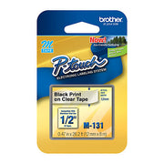 OEM Brother M131 Black on Clear Tape Cartridge