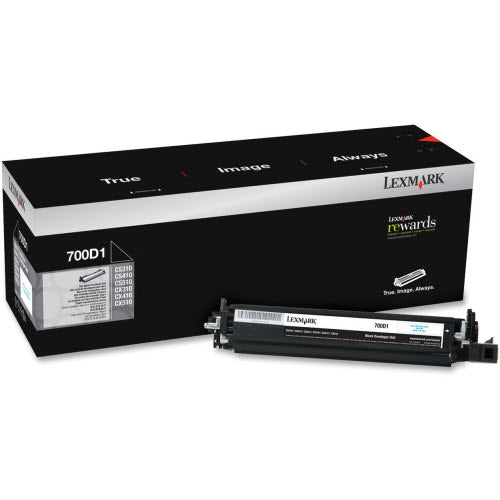OEM Lexmark 70C0D10 Black Developer Unit (40,000 Pages)